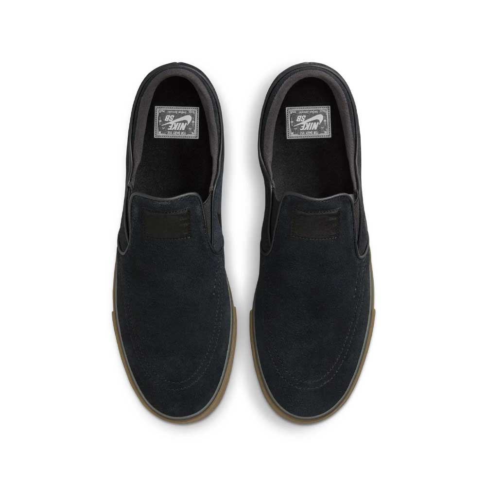 Janoski+ Slip (Black/Black/Gum)