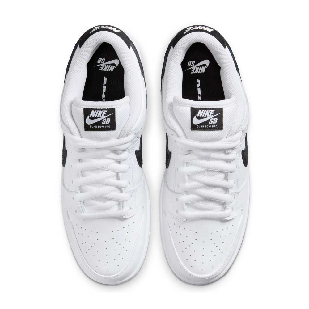 SB Dunk Low Pro (White Black White)