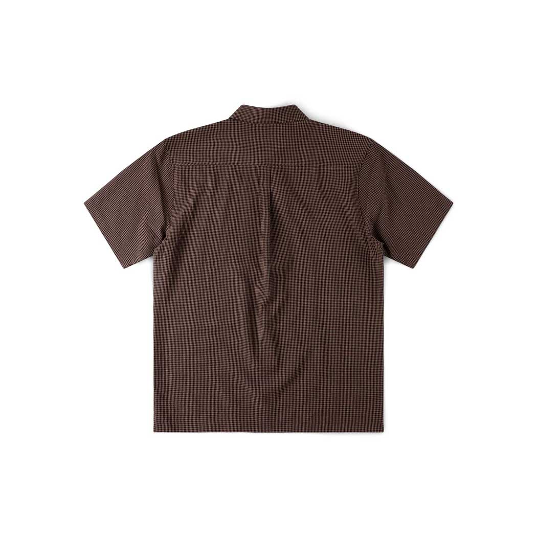 Vivian Check SS Shirt (Brown)