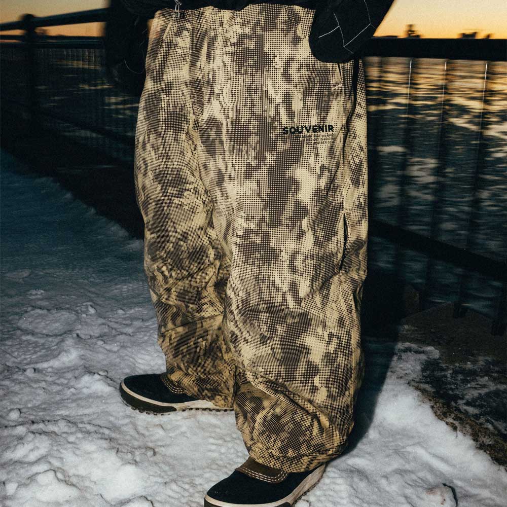 Parachute Pants (Brown Blotch)