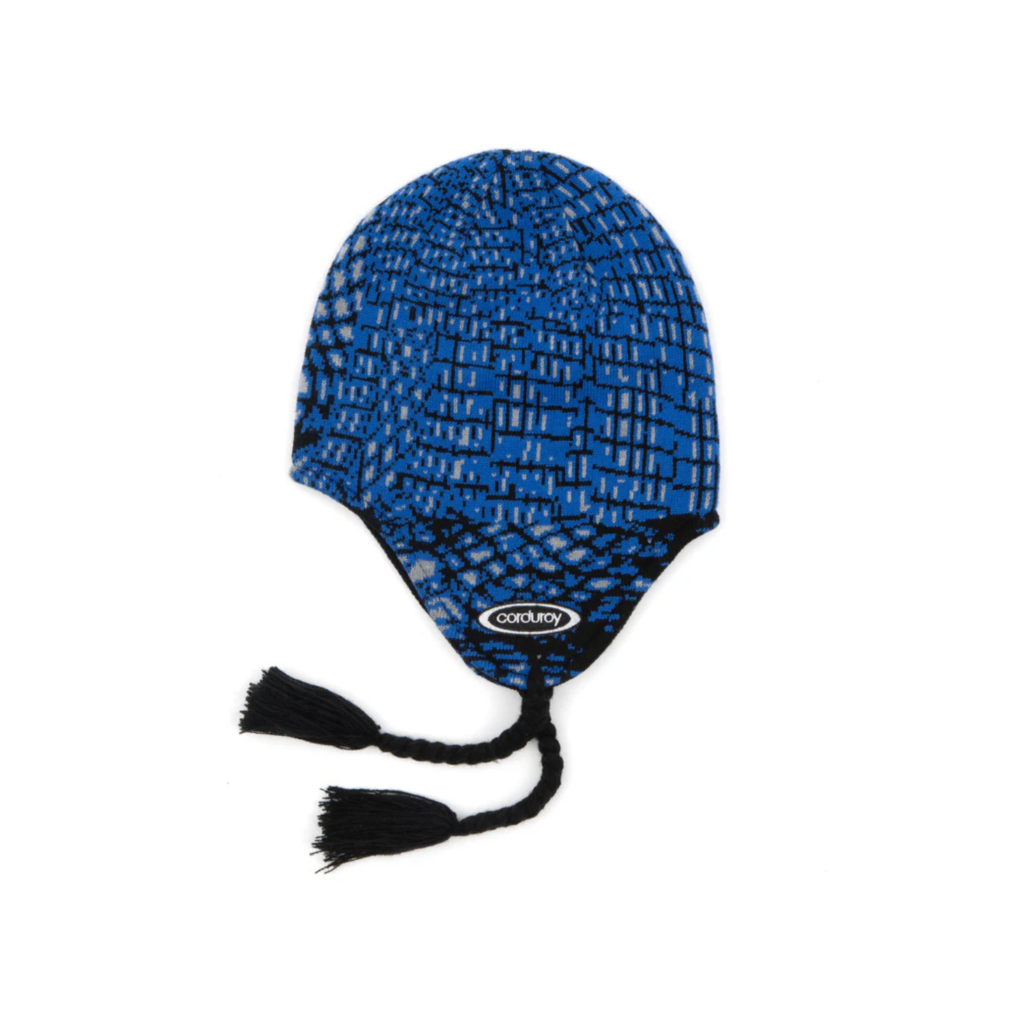 Tidal Earflap Beanie (Blue)