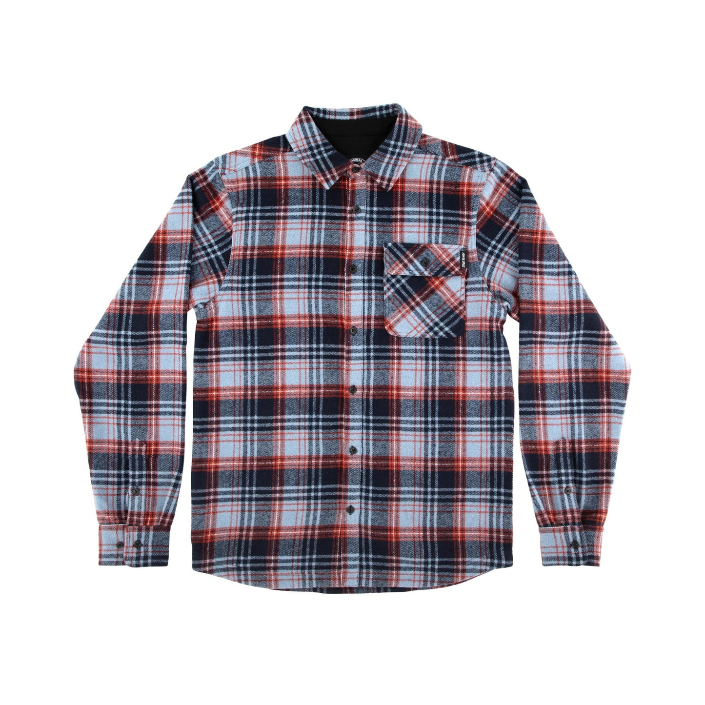 Classic L/S Flannel (Blue Plaid)