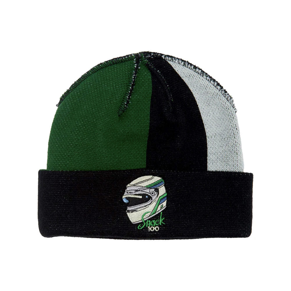 100 Beanie (Black/Green)