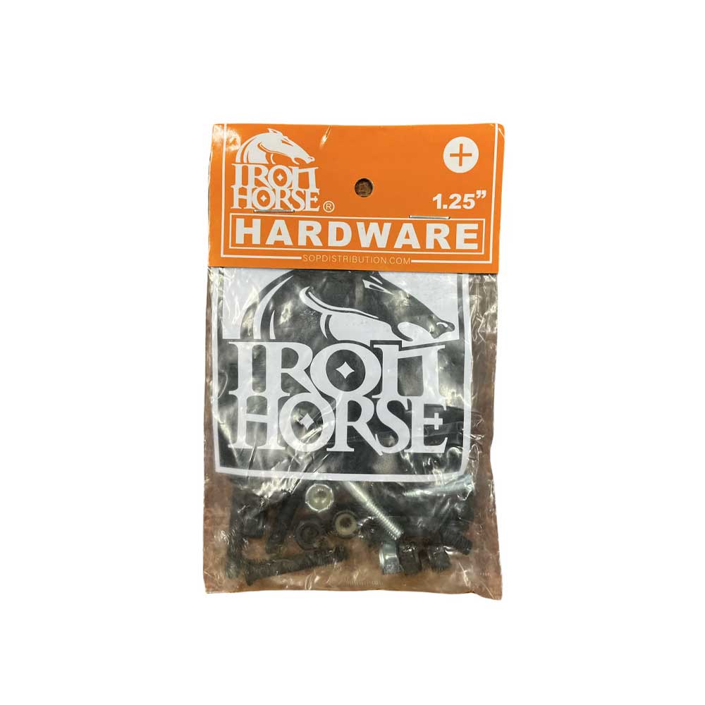 Iron Horse 1.25" Hardware (silver/black)