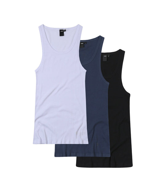 Uniform Rib Singlet 3PK