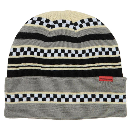 Checkstripe Beanie