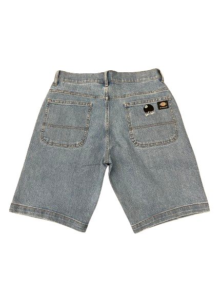 Satellite Utility Jean Shorts (8-ball logo)