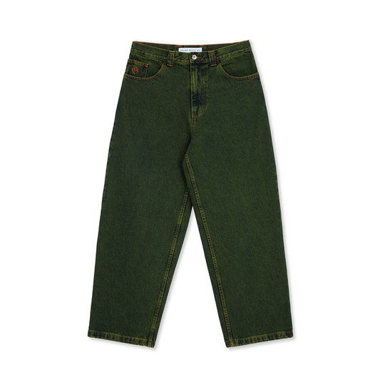 Big Boy Jeans (Chartreuse/Blue)