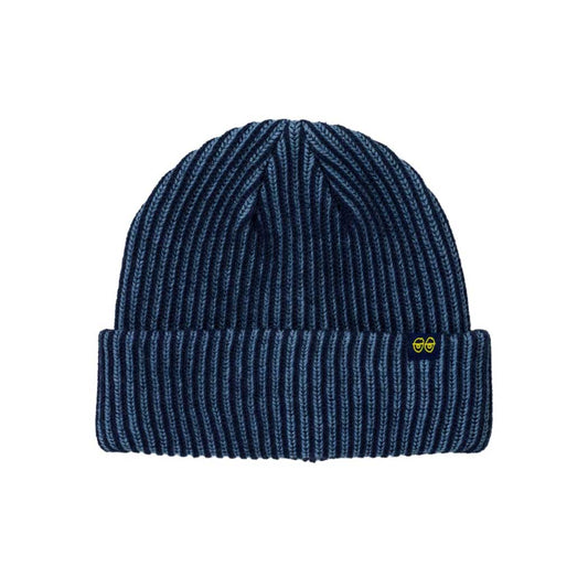 Eyes Cuff Beanie (Navy)