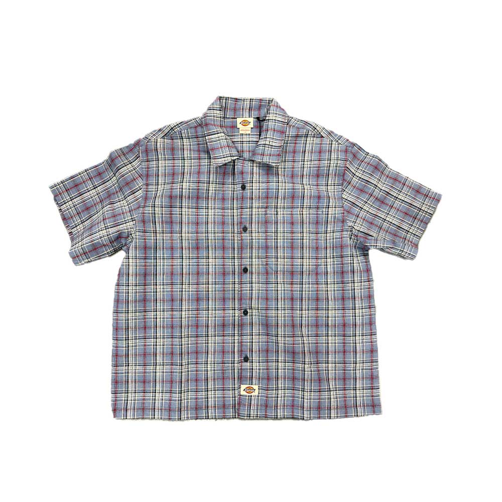 Woven Plaid Button Up Shirt