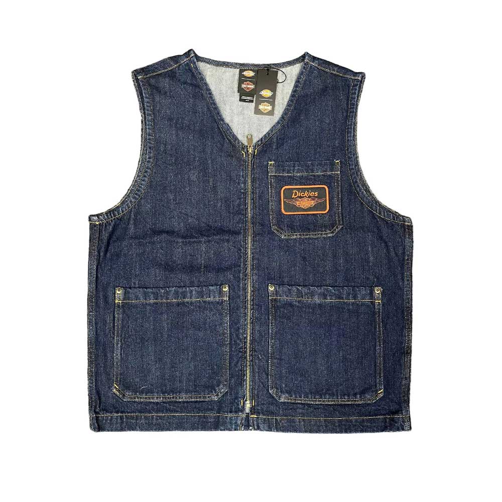 Dickies X Harley Woven Denim Vest