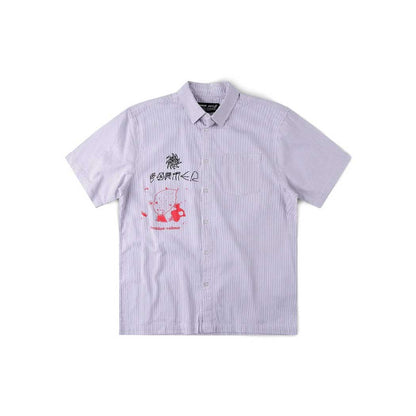 DXD Reynolds Stripe SS Shirt (Grey)