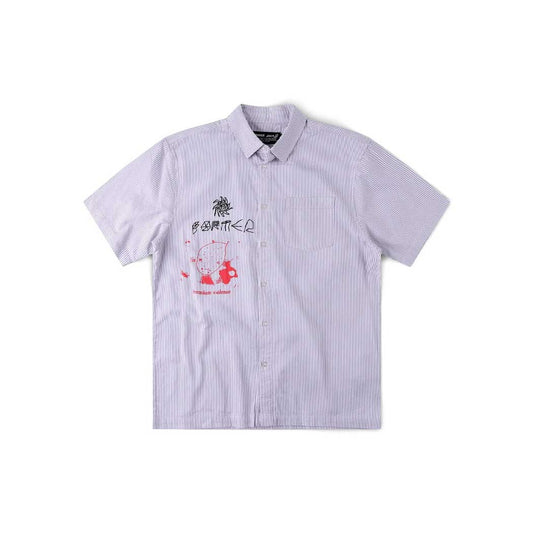 DXD Reynolds Stripe SS Shirt (Grey)