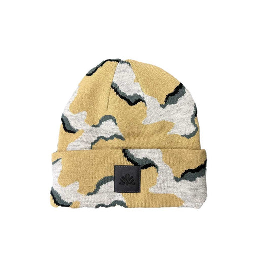 Wavy Camo Beanie (Sand27)