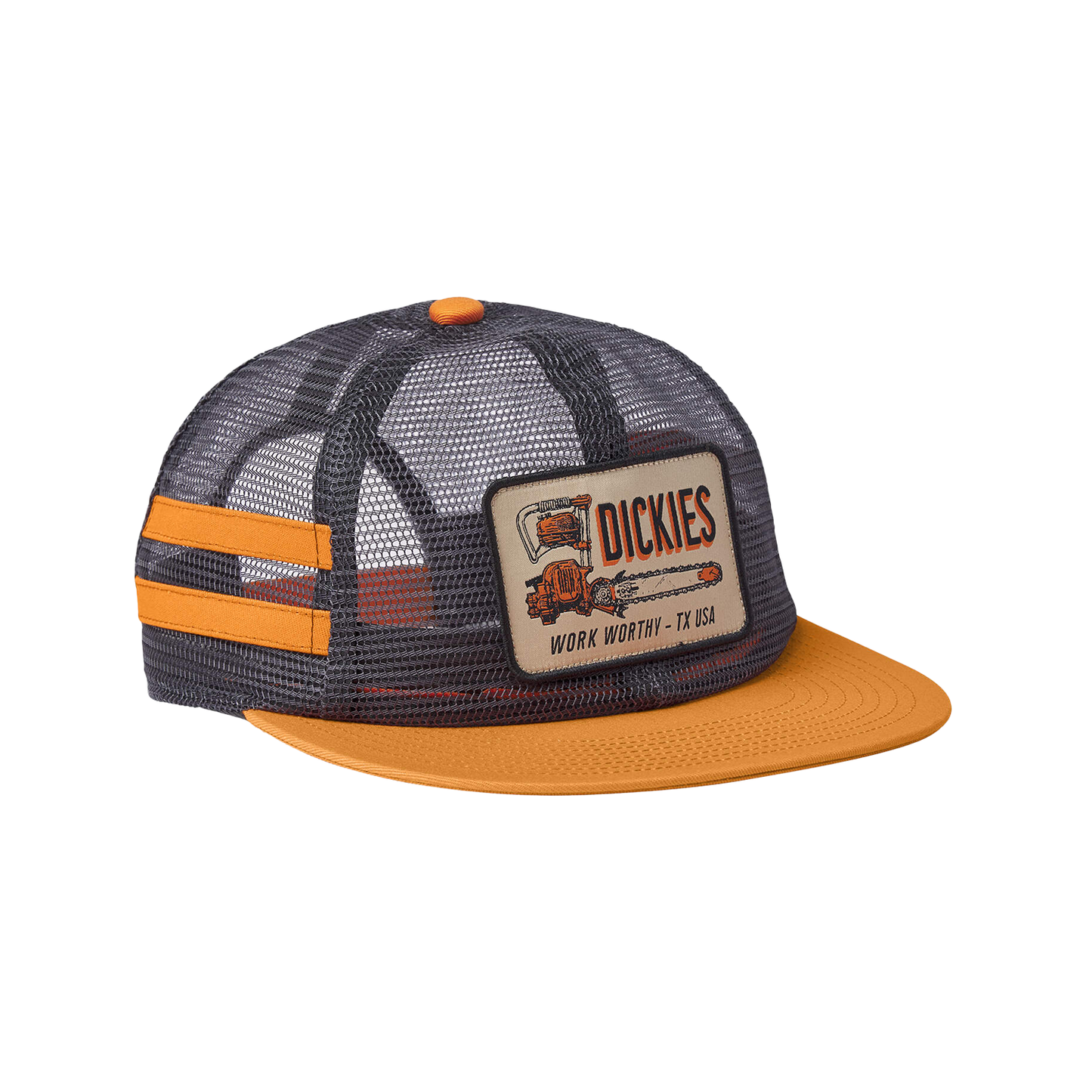 Woven Patch Full Mesh Hat