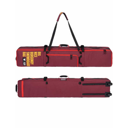 The Bombhole Wheeled Snow Bag (Burgundy27)