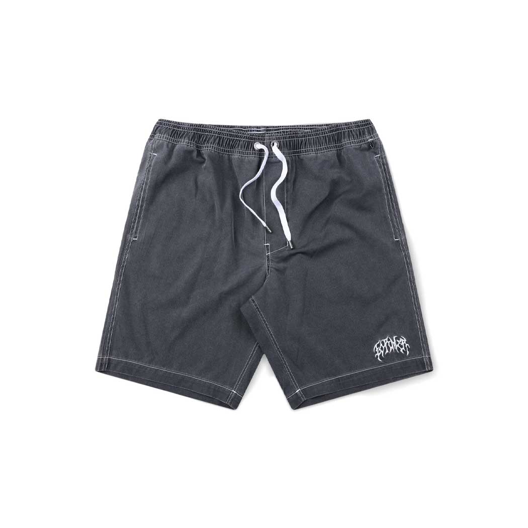 Swans 18" Swim Shorts (Black)