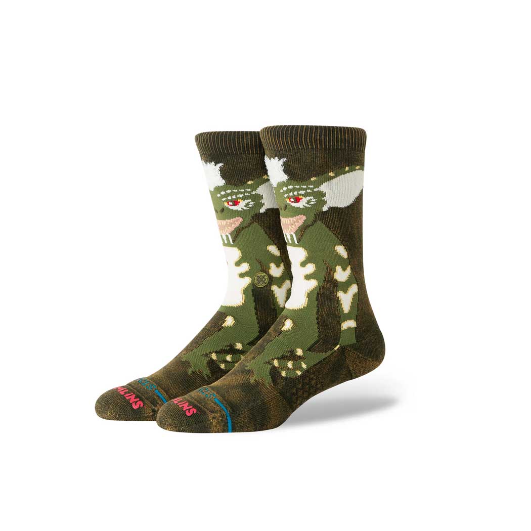 Stripe Gremlins Crew (Dark Green)