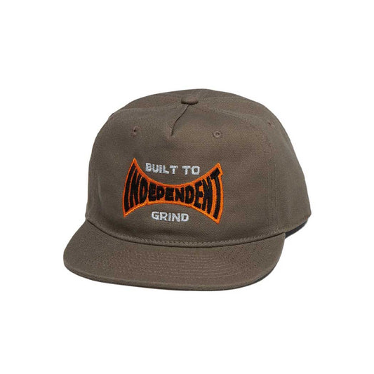 Built To Grind Snapback (Walnut)