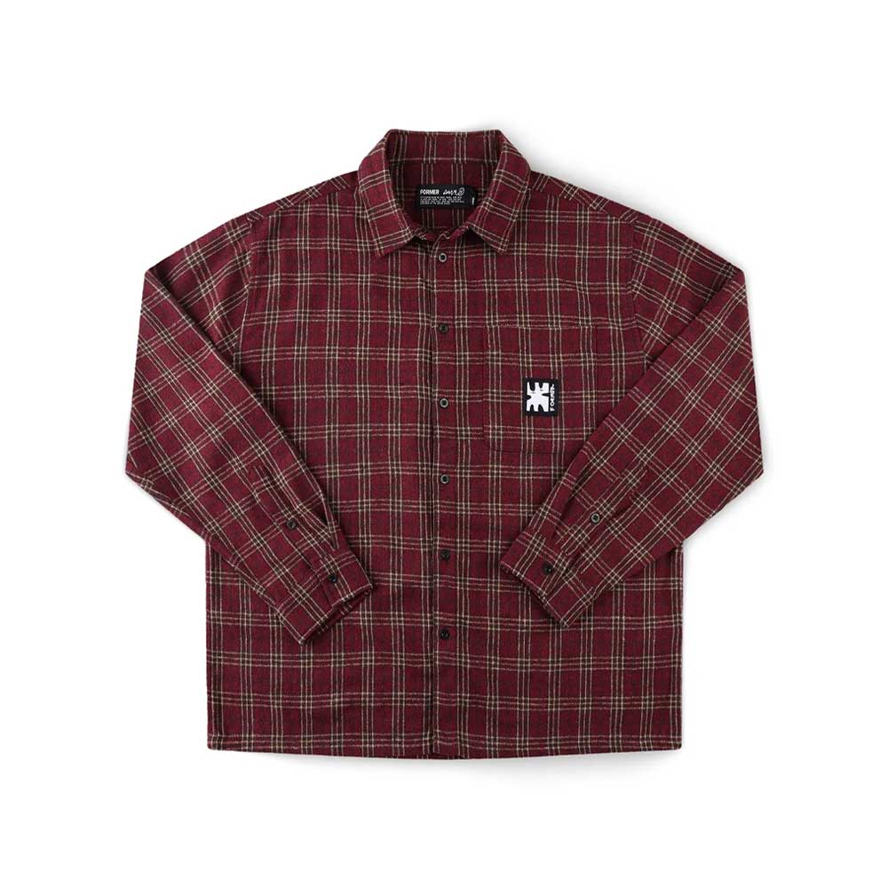 Reynolds Flannel LS Shirt (Red)