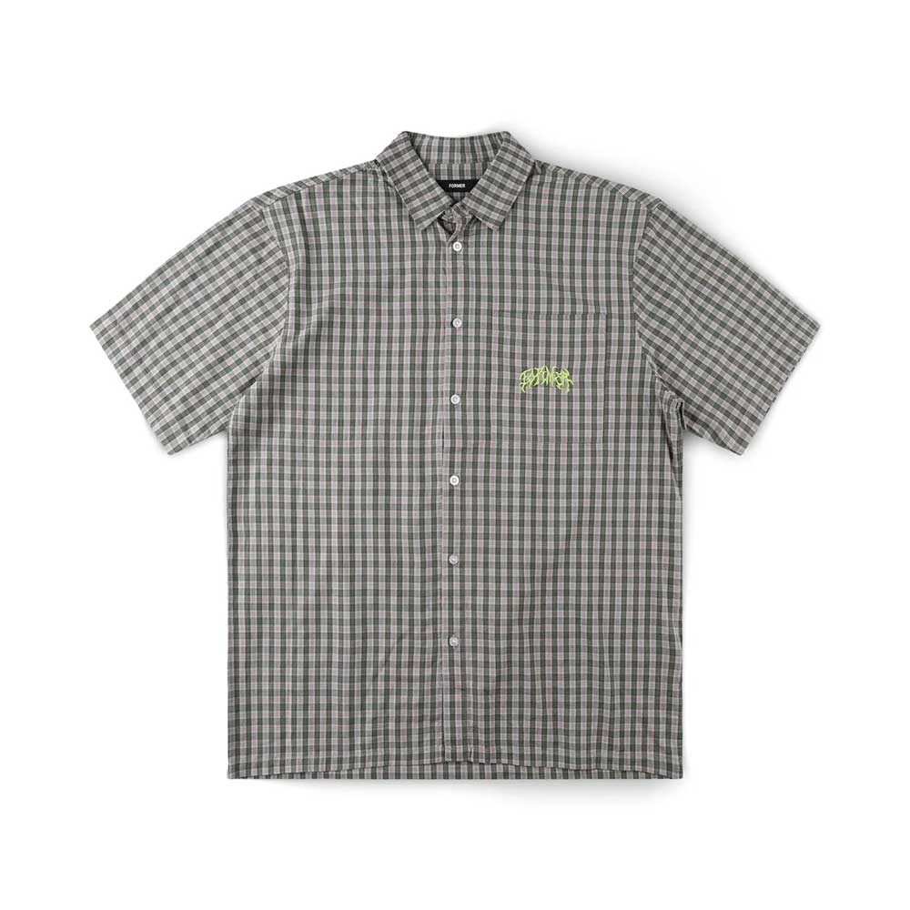 Vivian Check SS Shirt (Pine)