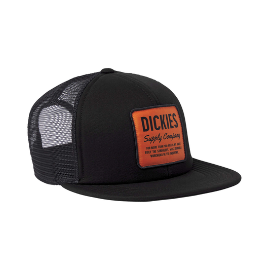 Orange Patch Flat Bill Trucker