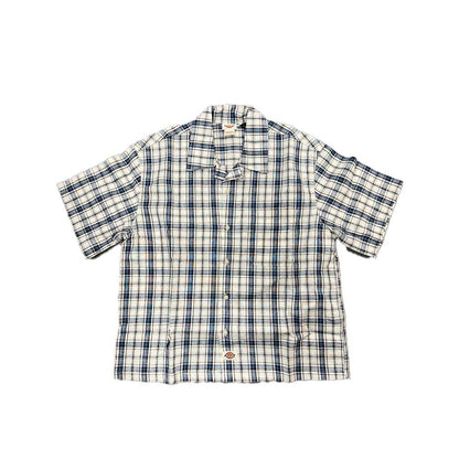Woven Plaid Button Up Shirt