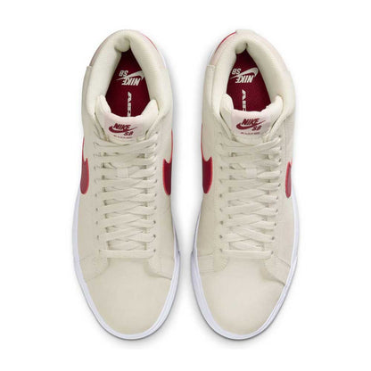 Zoom Blazer Mid (Pale Ivory Noble Red)