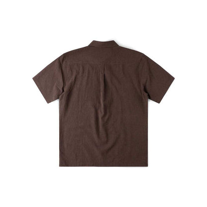 Vivian Check SS Shirt (Brown)