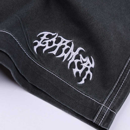 Swans 18" Swim Shorts (Black)