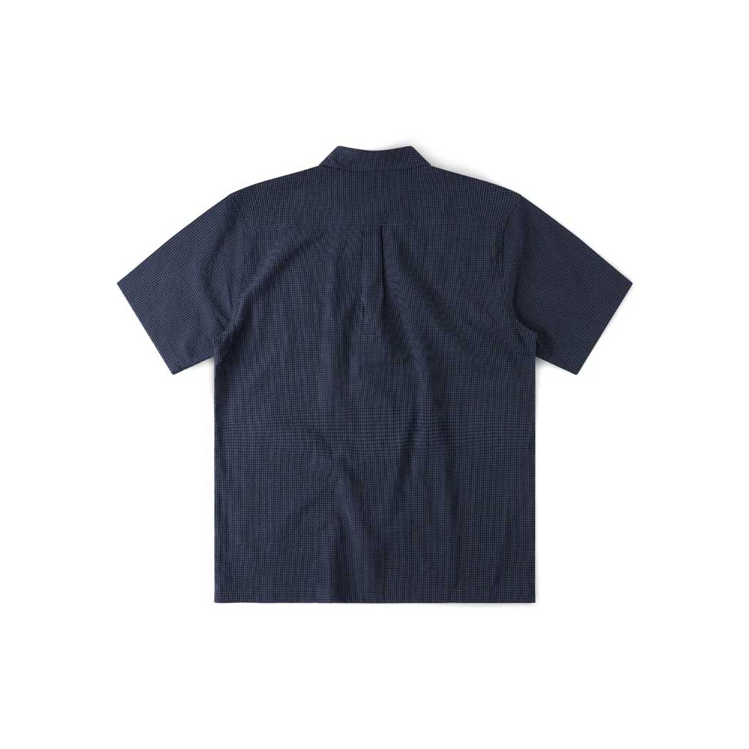 Vivian Check SS Shirt (Navy)