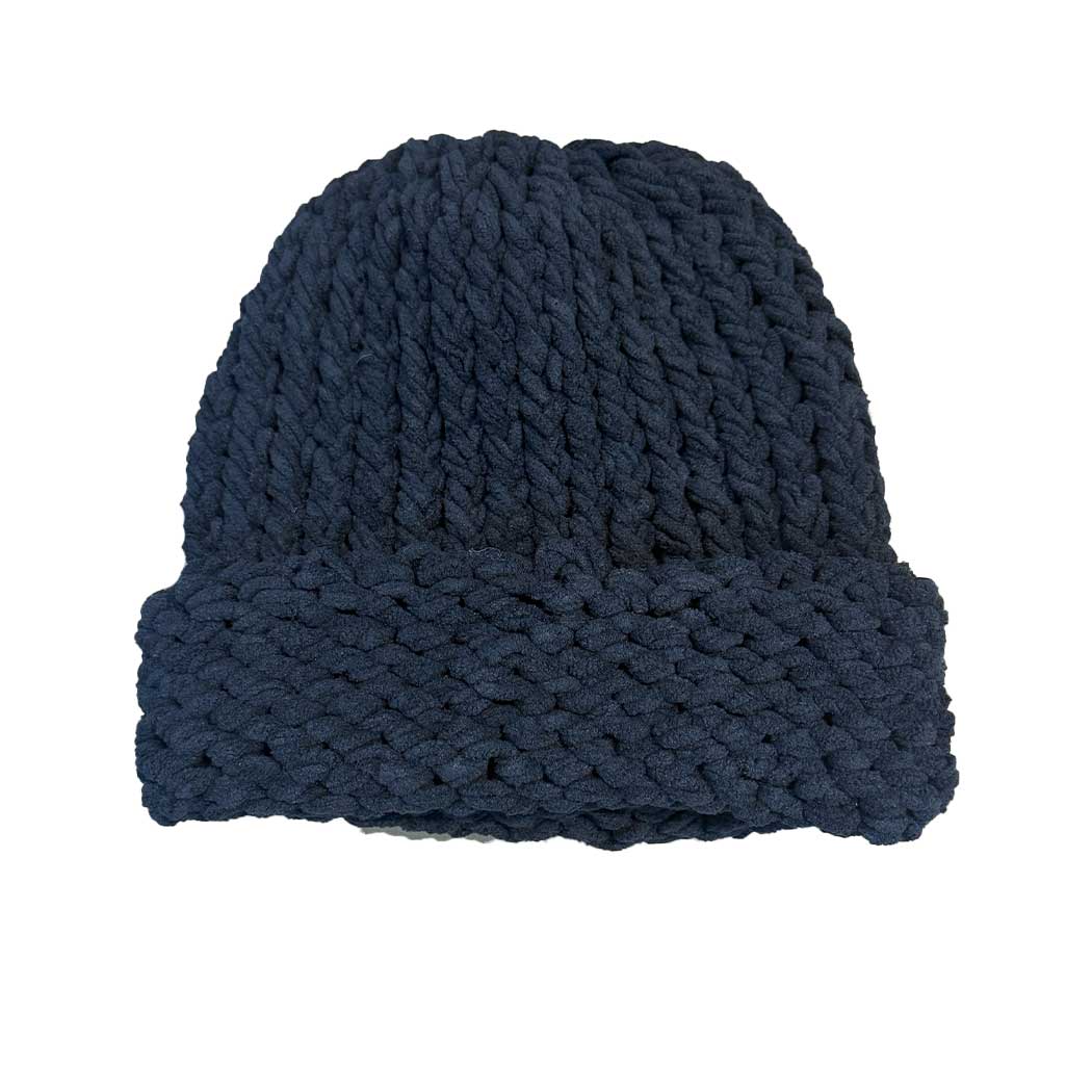 Lampshade Cuffed Beanie (Black)