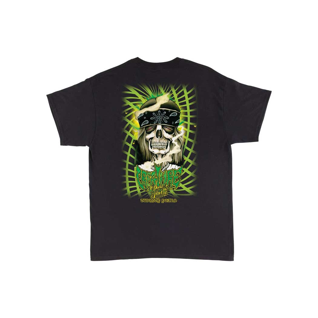 Gravette Hippie Skull Tee (Black)