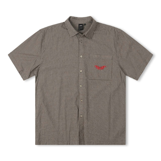 Manners Check SS Shirt (Army)