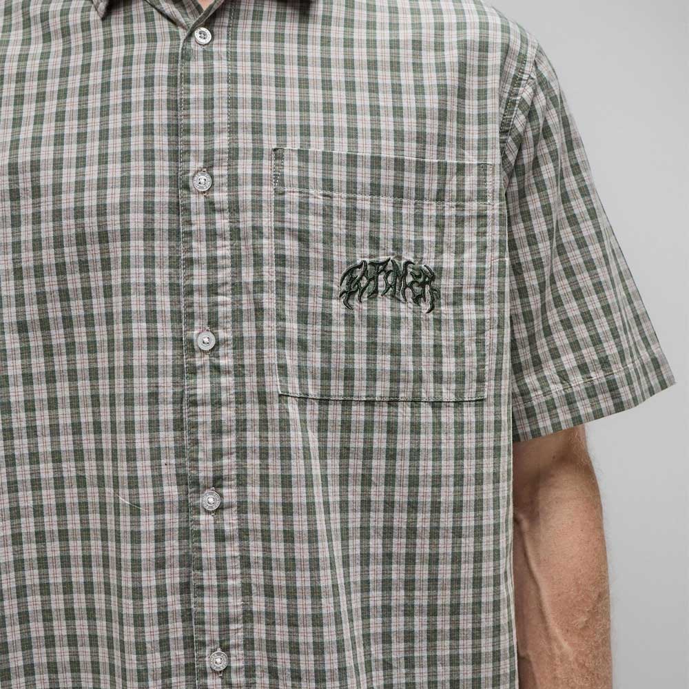 Vivian Check SS Shirt (Pine)