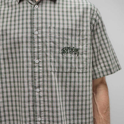 Vivian Check SS Shirt (Pine)