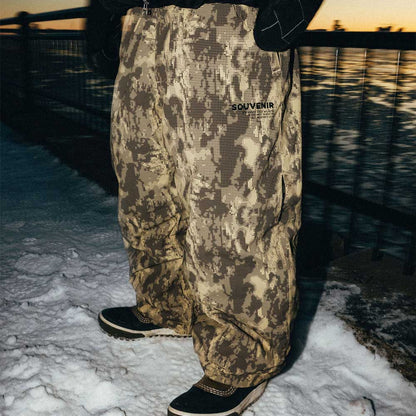 Parachute Pants (Brown Blotch)