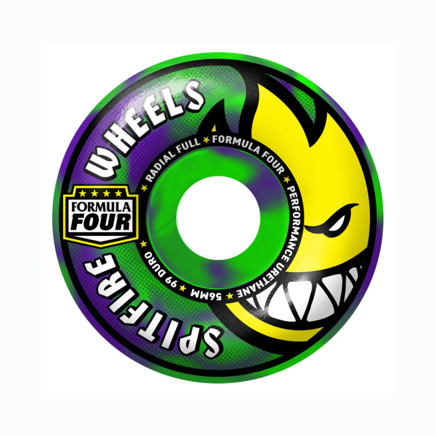 F4 Radial Full 99d (Green Blue Swirl)