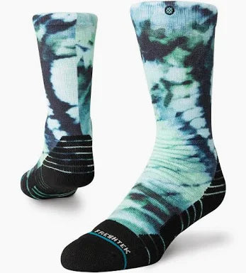 Micro Dye crew sock (teal)