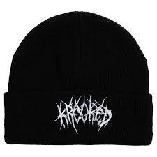 Necro Script Cuff Beanie