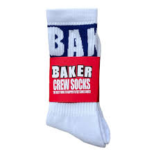 Baker Blue Stripe Crew Socks