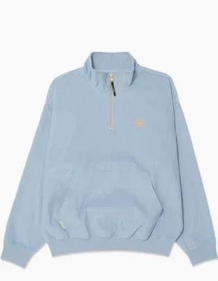 Corduroy Half Zip (Uniform Blue)