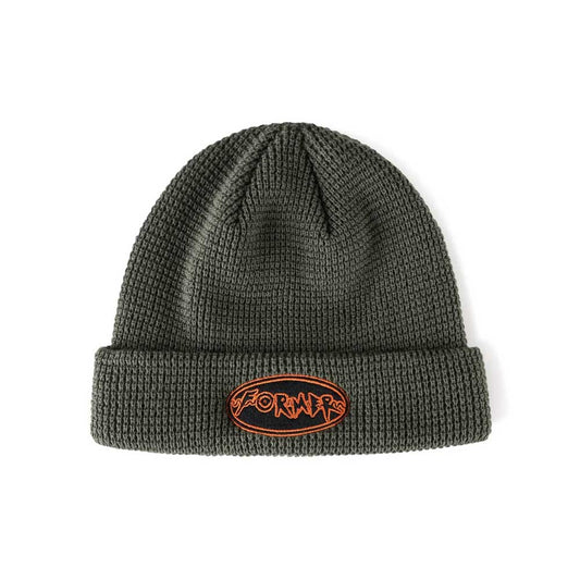 Flatline Beanie (Washed Green)