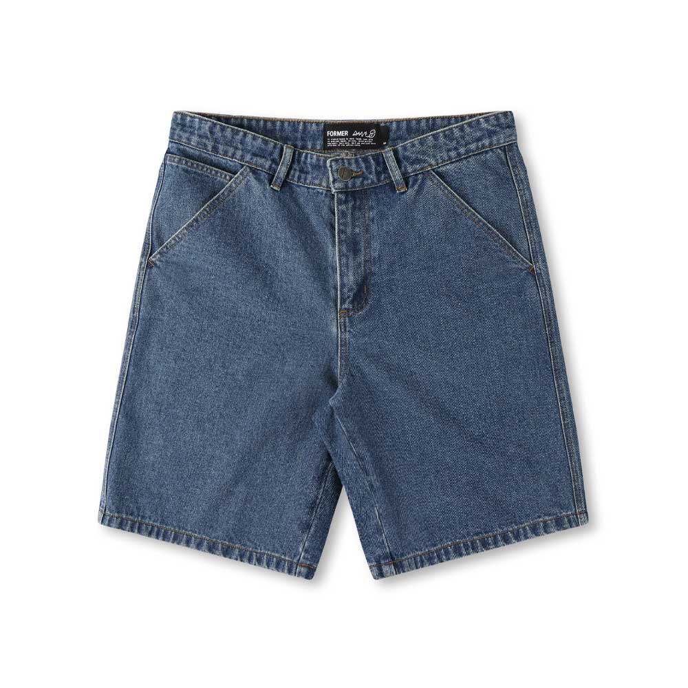 Reynolds Flatline Denim Shorts (Dark Blue)