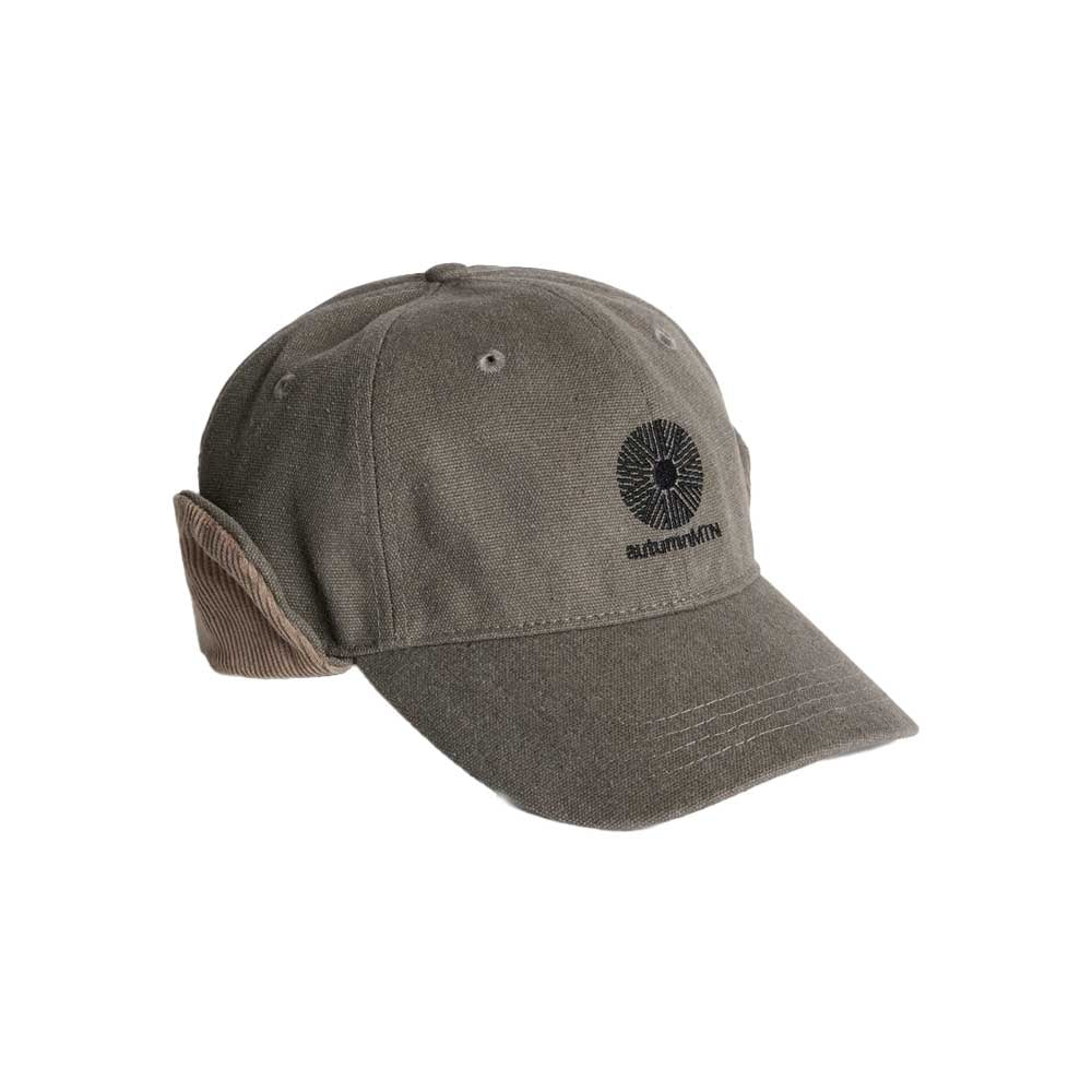 Washed Canvas Flap Cap (Pebble)