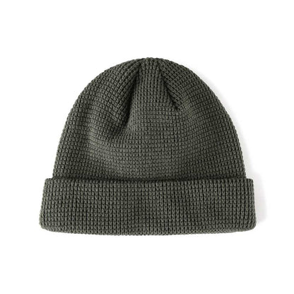 Flatline Beanie (Washed Green)