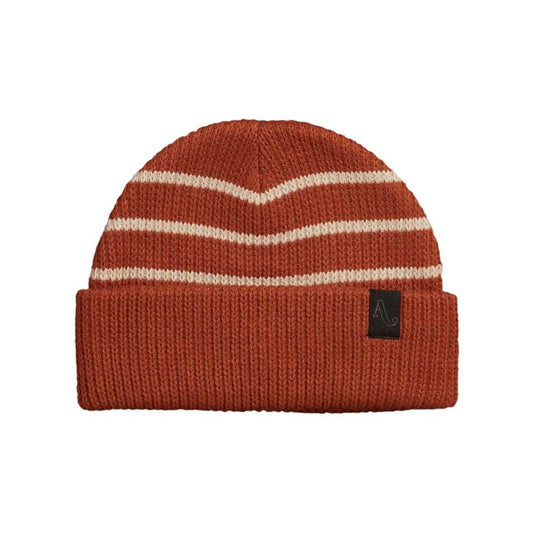 Simple Vintage Beanie (Rust)