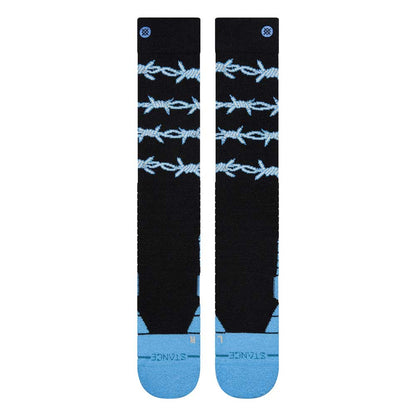 Barbed Wire Mid Poly Snow Socks