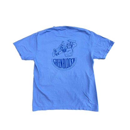 Greenblock Tonal Tee (Blue)