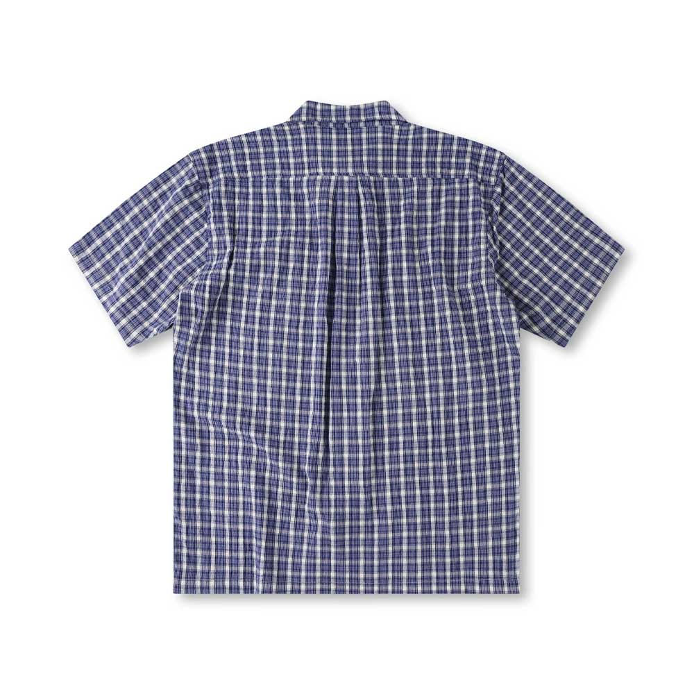 Manners Check SS Shirt (Vintage Navy)